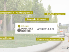 Infopunt Publieke Ruimte werft aan