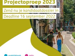 Projectoproep 2023: zend nu je kandidaatdossier in